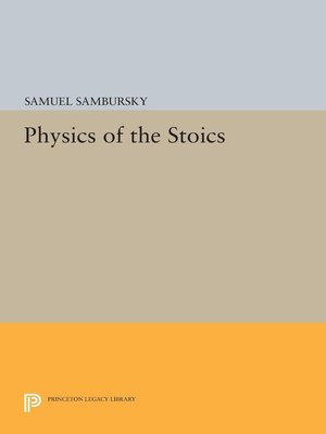 cover image of Physics of the Stoics